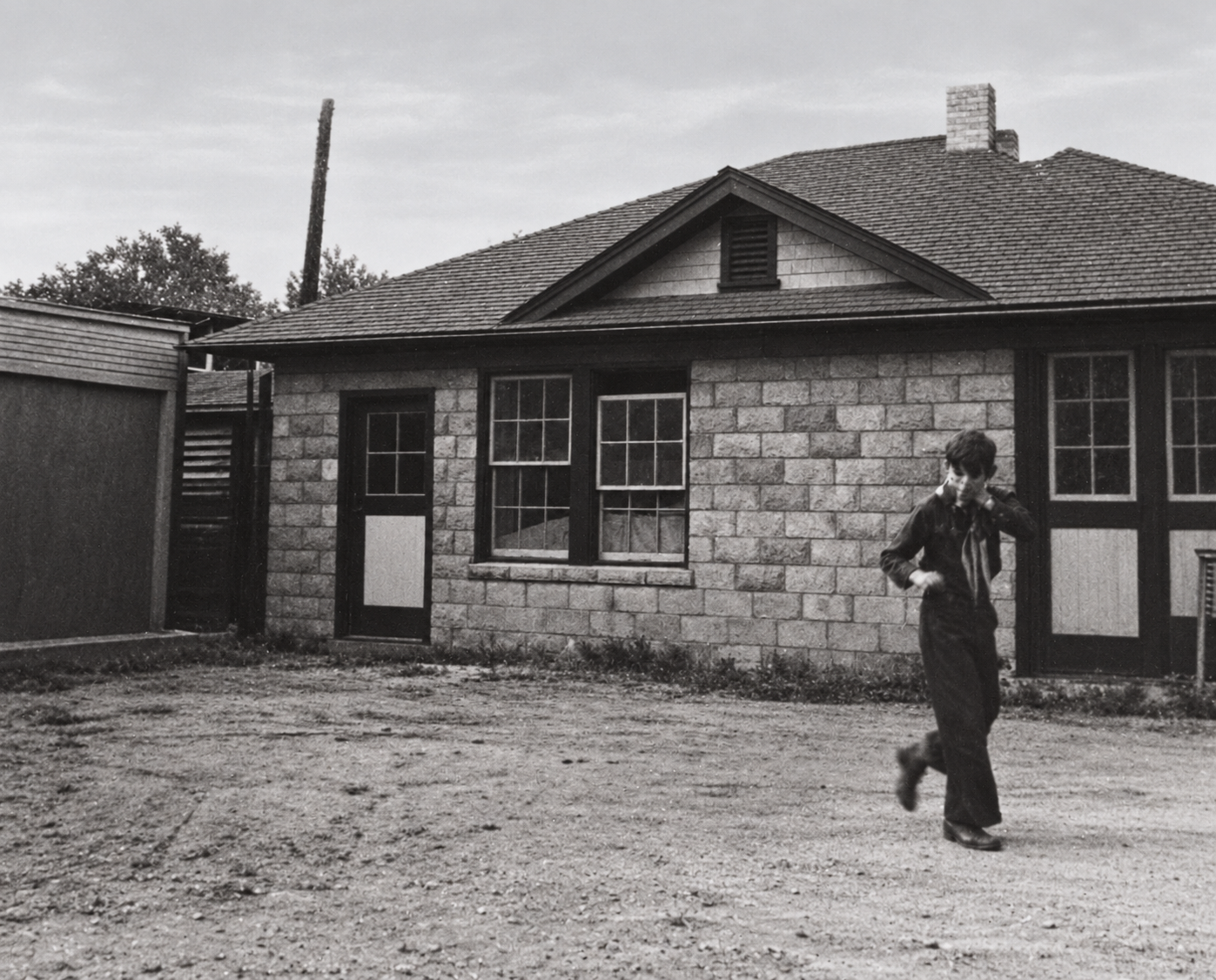 Detached building and yard
